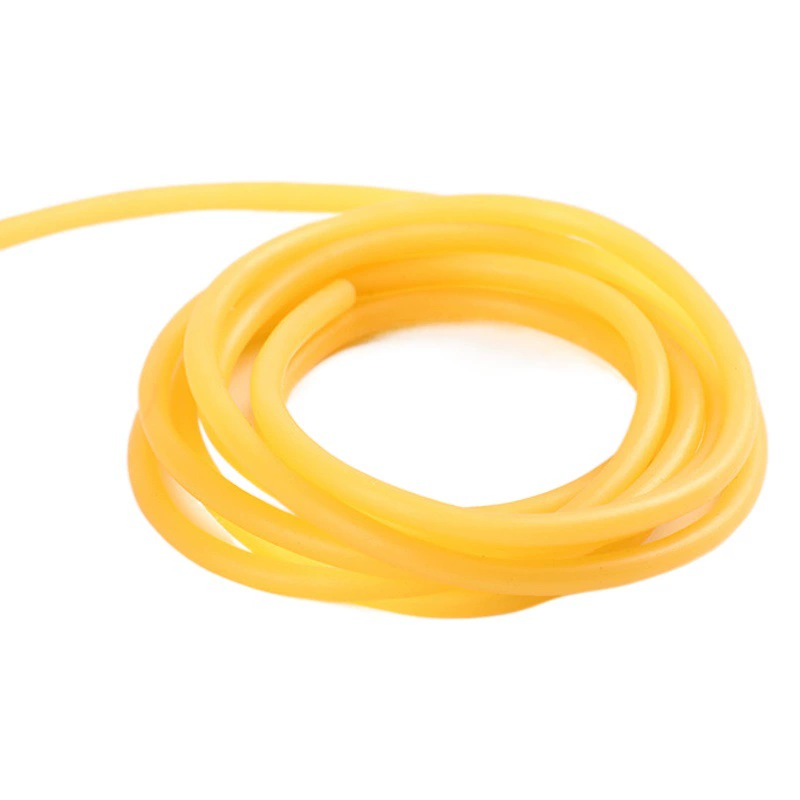 Турникет из латексной трубки TPE, утолщенный эластичный желтый жгут, дышащая гантель, резиновая лента, высокоэластичная латексная натяжная трубка