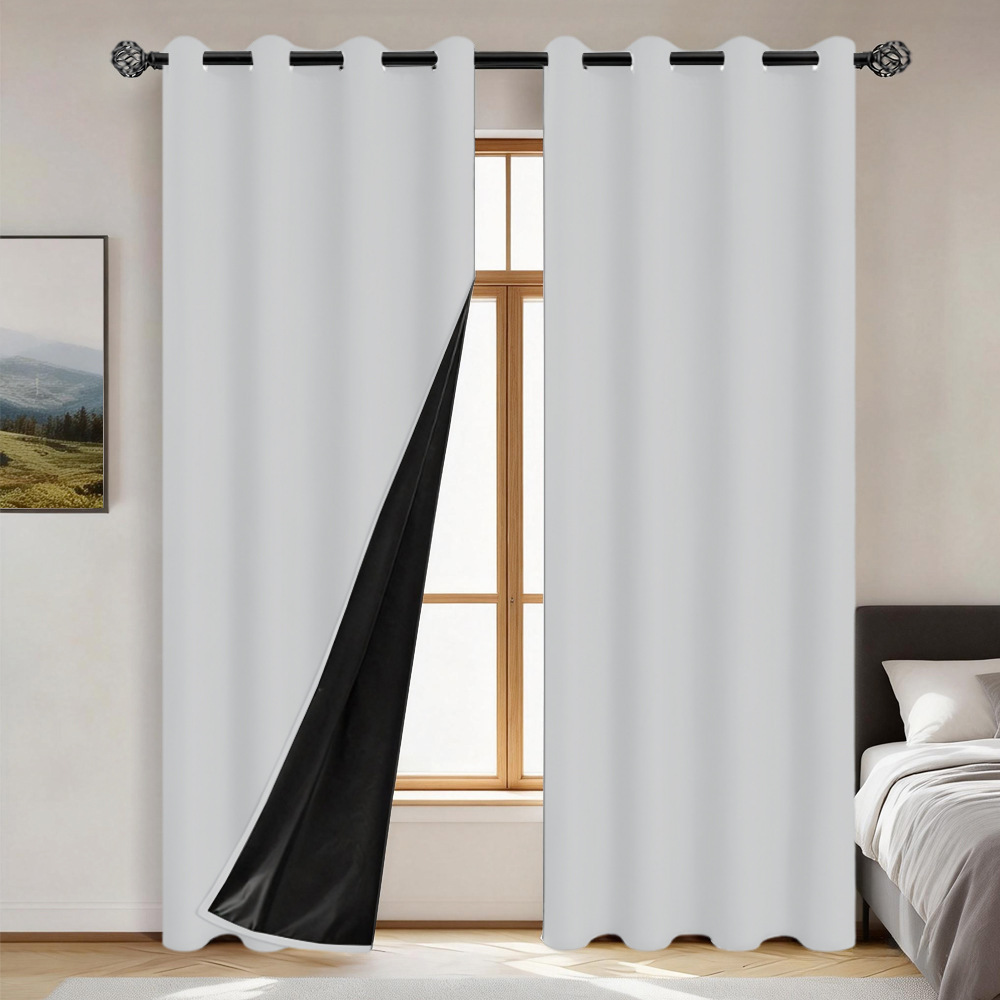 11 gray white [pongee laminated] / W:100cm*l:130cm perforated single piece, about 177g