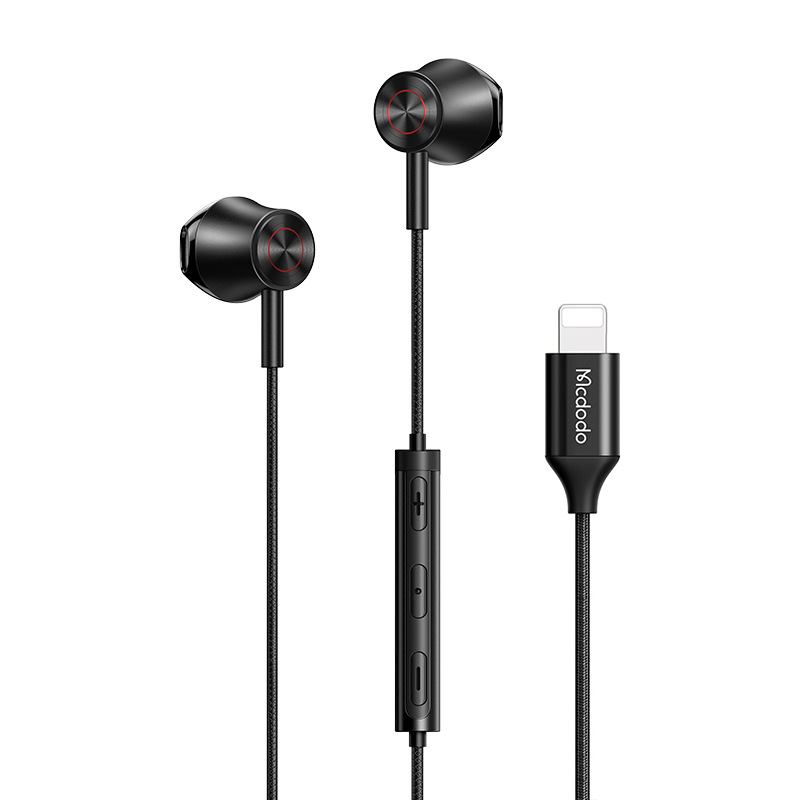 Maiduo wired stereo lightning headphones for Apple iphone14 in-ear wire-controlled headphones