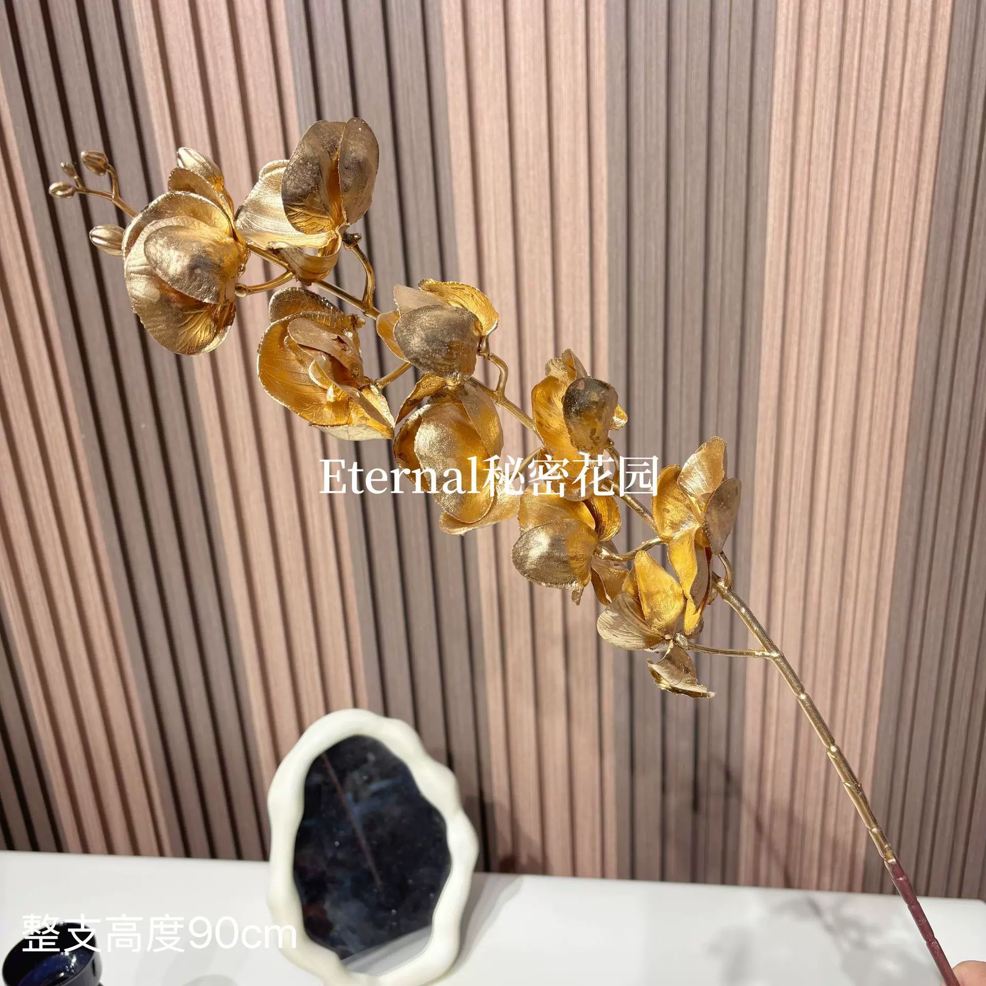 定制仿真花塑料花金色花材 福桶年宵可改颜色金漆婚庆定制批发