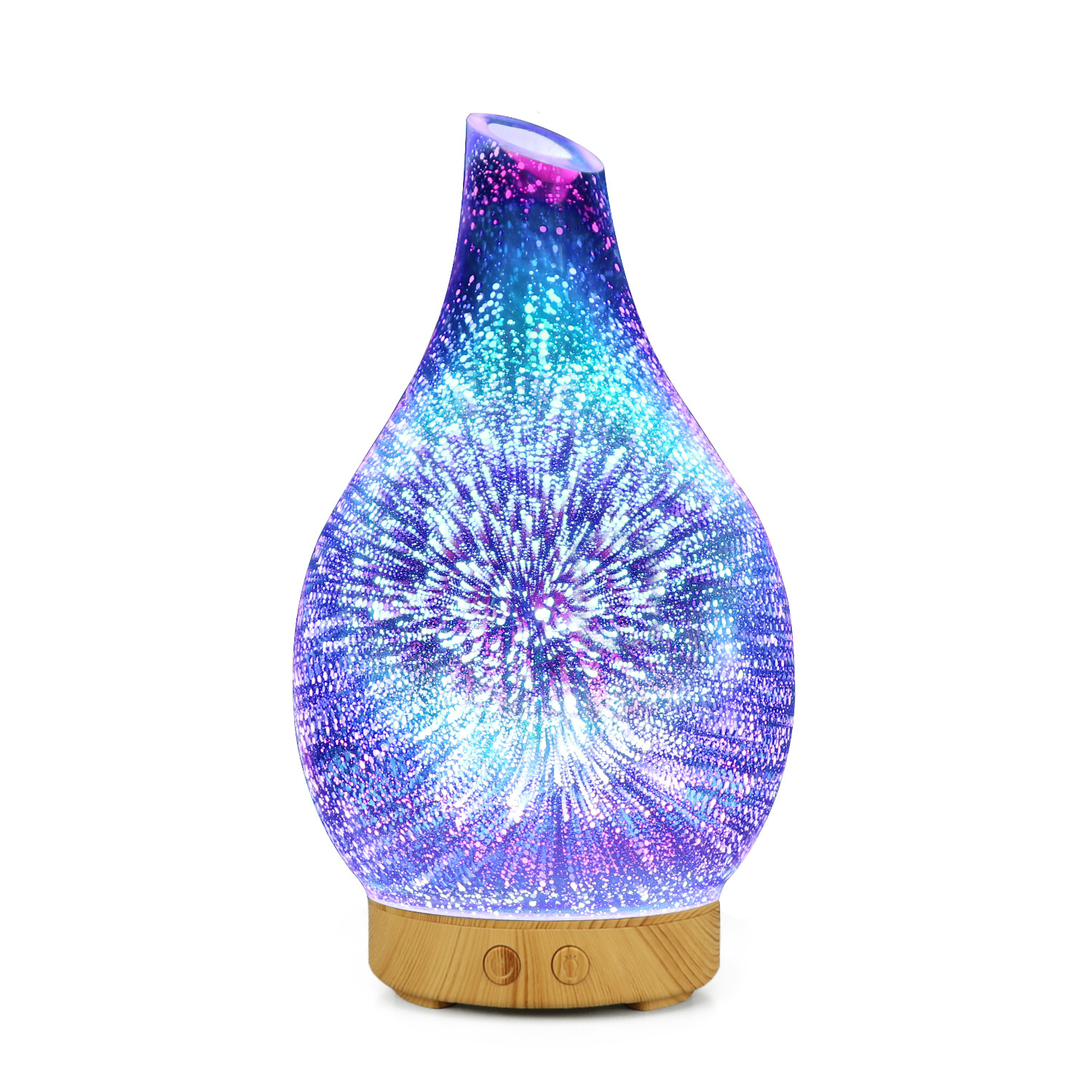 3D Glass Aroma Diffuser Humidifier Home...