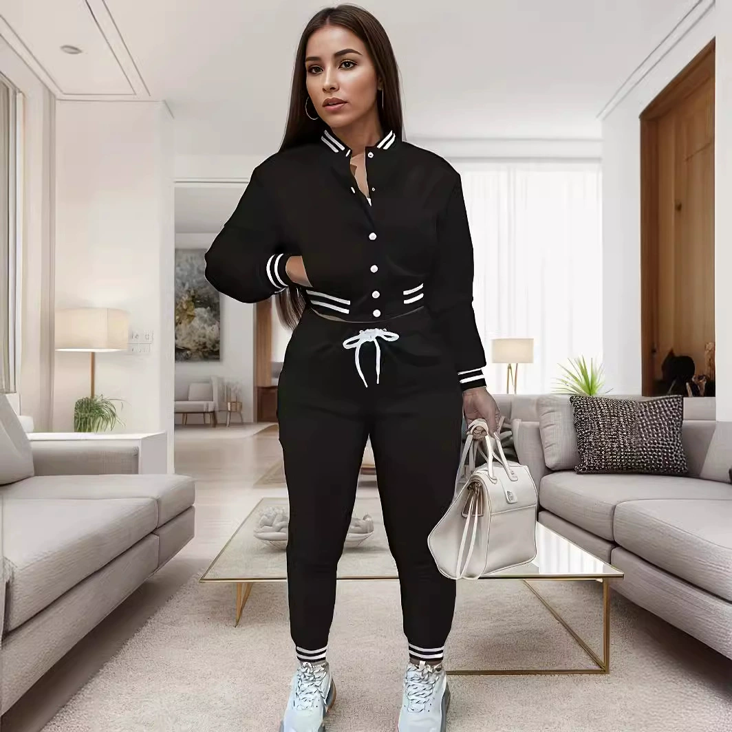 2024 Трансграничная внешняя торговля Весна и осень Европейская и Американская женская однотонная куртка