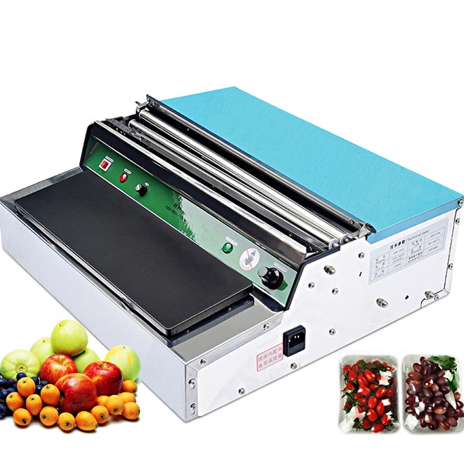 保鲜膜打包机水果包装机一次性猪肉托盘覆膜机家用熟食包装封口机