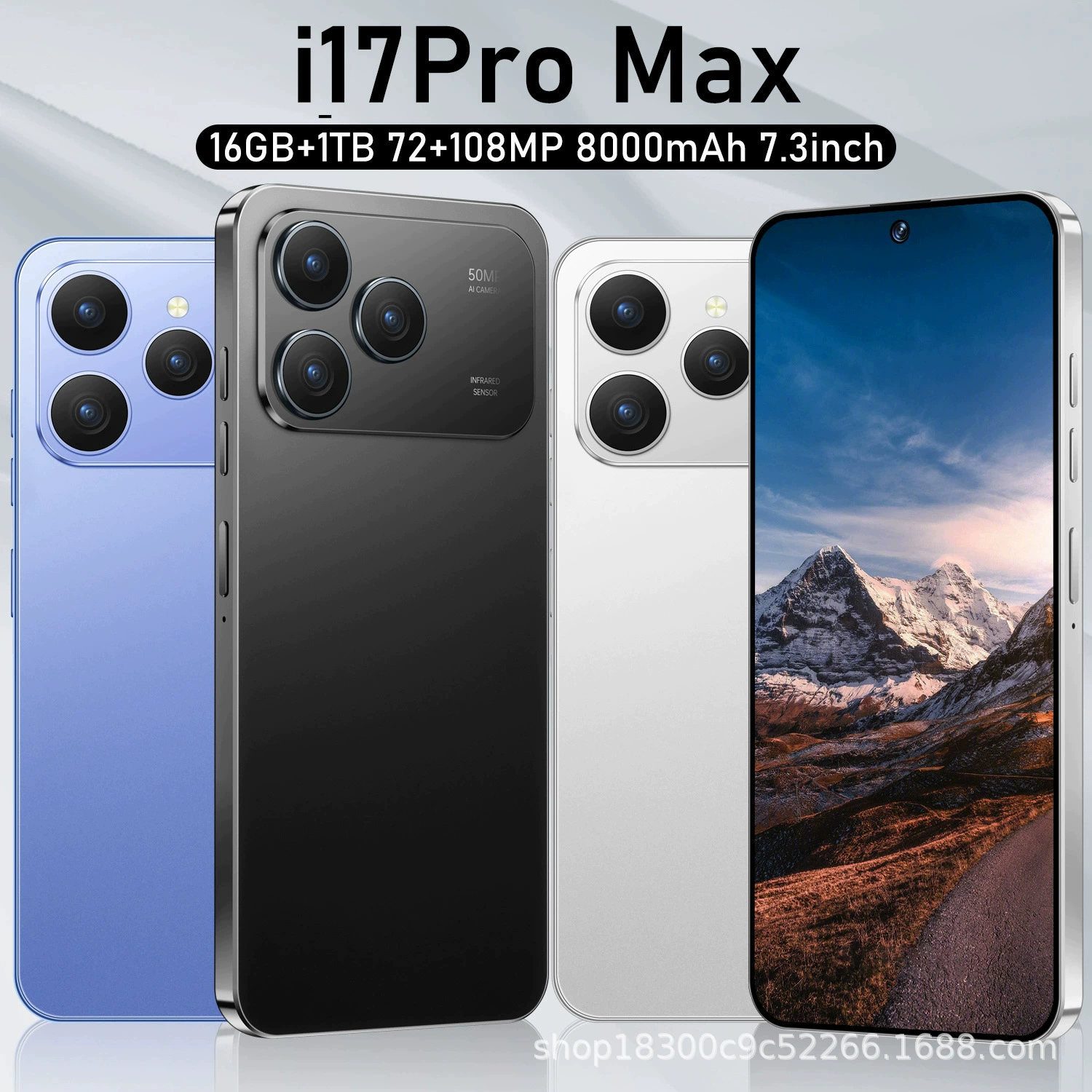 (Граничная торговля), мобильный телефон, экран, intel core i17, 17 Pro Max, Android 14, 4G