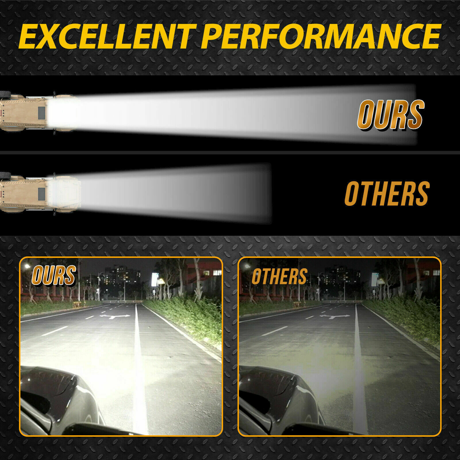 Transfronterizos para automóviles LED 27W redondo 4WD lámpara de trabajo de automóviles de modificación de luces auxiliares fuera de carretera 4 pulgadas