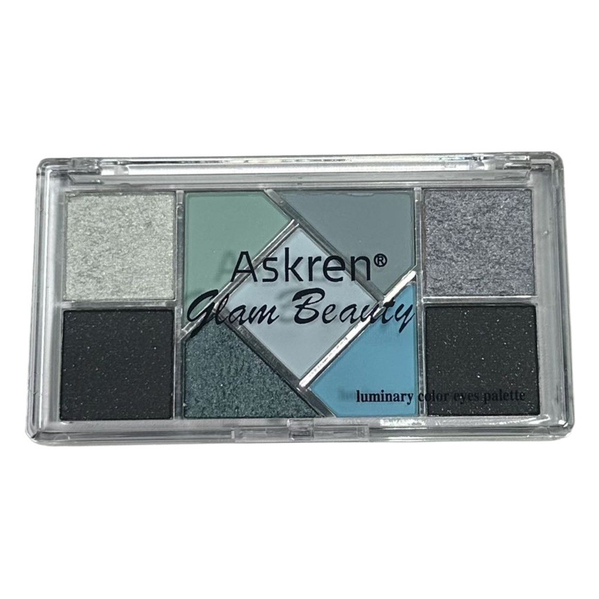 Askren Nine-Color Eye Shadow and Contouring All-In-One Stage Makeup Glitter Matte Pearlescent Makeup Beauty Multi-Color Eye Shadow