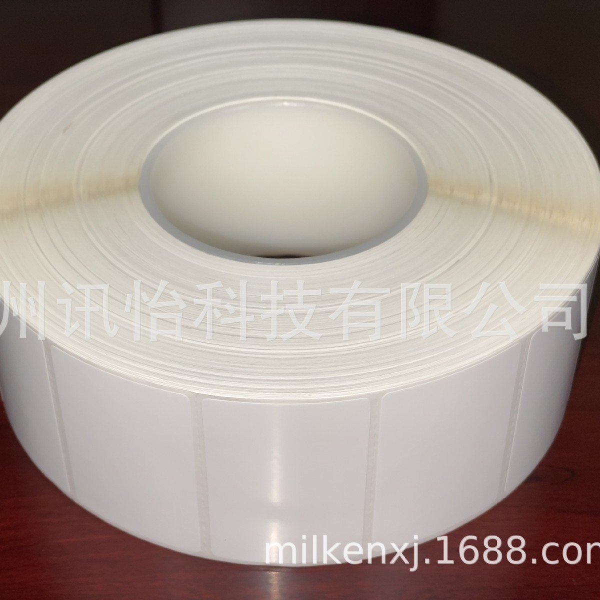 FASSON-72825亮白聚酯PET标签50*8双排R12mm3mm3拼库存电子元器件