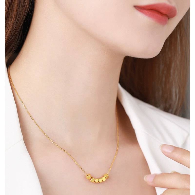 仟鑫珠宝 Golden beads, accessory, creative accessories, 24 carat, wholesale