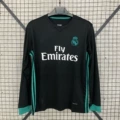 1718 real madrid guest black long sleeve