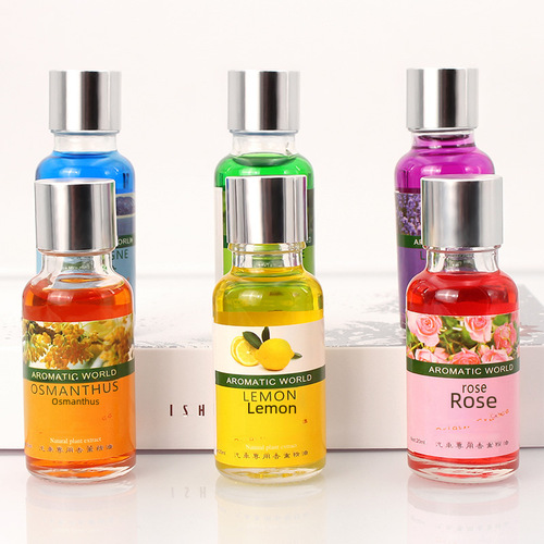 Automotive air freshener liquid, natural plant aromatherapy essential oil, car air freshener ornament refill 10ml