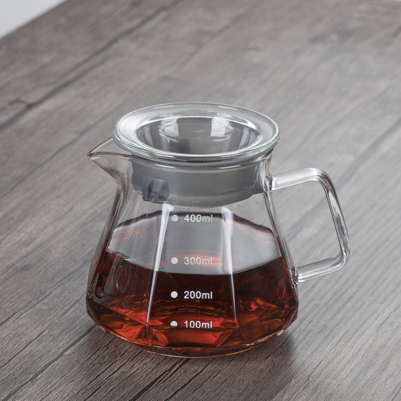 Juego de Cafetera de Vertido Manual, con Filtro de Vidrio y Jarra, para Café de Especialidad image 18
