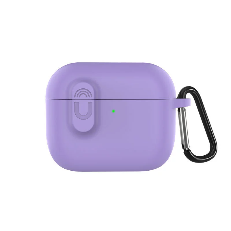 Apple, compatible silicone headphones, magnetic protective case