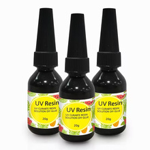 uv胶高透明速干水晶滴胶制作流麻亚克力钥匙扣紫外线固化无影胶水