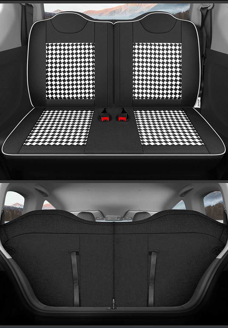 2020-23 Wuling Hongguang Mini Seat Cover Set, Full Coverage, Special for Two-Door Version, Mini Four-Season Car Seat Cushion Cover