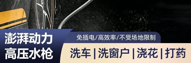 High-power integrated high-pressure water gun sprayer, car washing machine, watering and pesticide cleaning machine, household wireless car washer