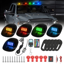 ������F150����RAM Ƥ�������߲�RGB����Cab Marker Roof12LED