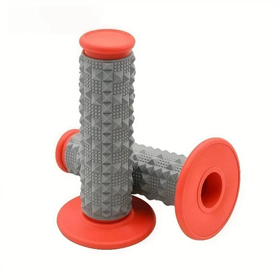 Off-Road Motorcycle Accessories Handlebar Grips Motorcycle Handle Cover - red