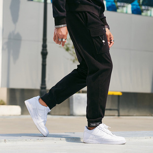 [Clear Stock/All Size] K3001 Plus Size Plus-Size 150kg Autumn and Winter Casual Pants with Loose Legs and Sweatpants for Men