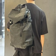 日本HIKER旅行登山包翻盖束口双肩包男女同款大容量休闲户外背包