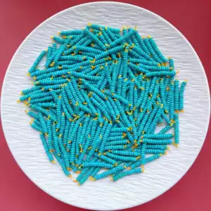 Turquoise Loose Beads, Spacer Beads, DIY Jewelry Accessories, Bead Spacers, Wire, High-Quality Porcelain, Bodhi Accessories