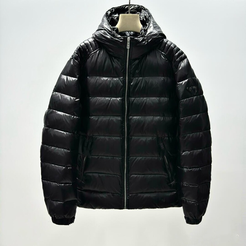 Correct Version in Stock P Brand 2024 New Shiny down Jacket Coat Fashion Versatile Unisex Winter Style
