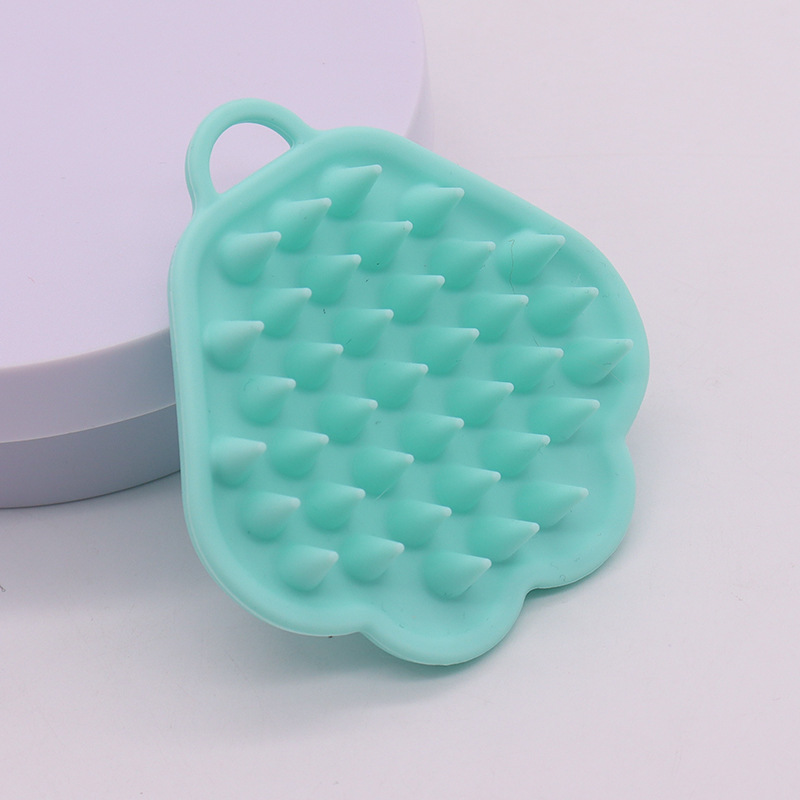 Cepillo de baño para mascotas Cepillo especial para baño de silicona para limpieza de perros Cepillo de baño de masaje para gatos Cepillo de baño para eliminar el pelo flotante