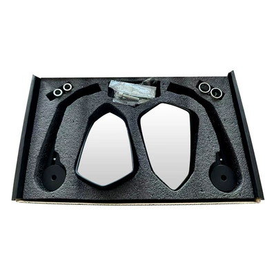 Manufacturer Supplies Bafangte Handlebar Rearview Mirrors Made of Aluminum Alloy for Two-Wheeled Vehicles and Electric Vehicles (Other Electric Vehicle Accessories) - chrome-plated-white-glass