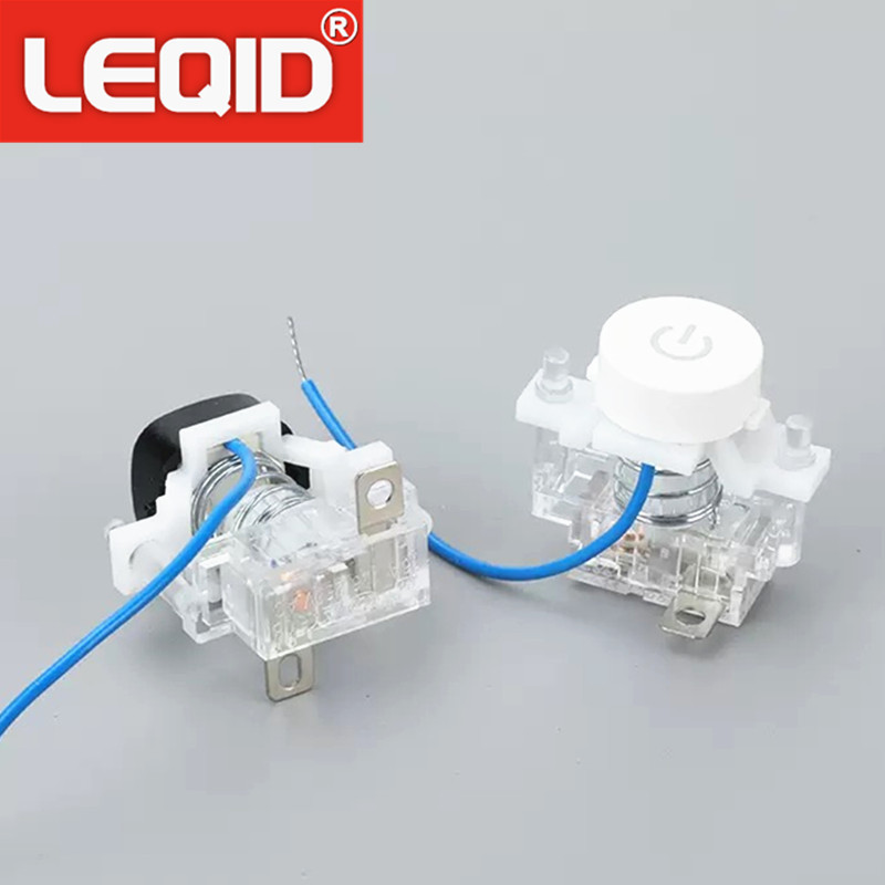 按键开关轻触开关批发 带灯按键排插插座开关带灯轻触超亮