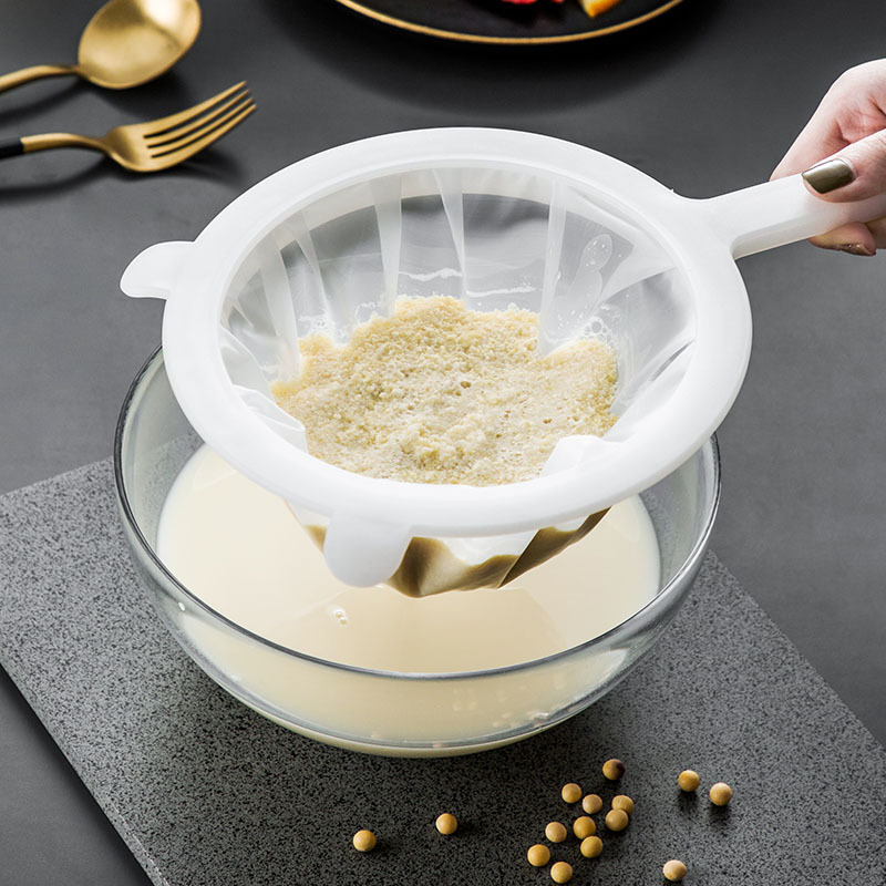 豆乳フィルターふるい超微細壊れた壁プラスチックジュース漏れ豆乳フィルタースラグ分離アーティファクトキッチンザル|undefined