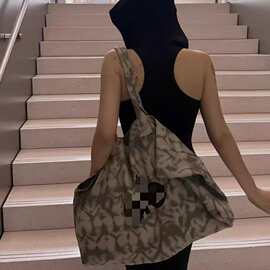 大容量单肩女时尚购物袋收纳包Large Handheld Shoulder Tote Bag