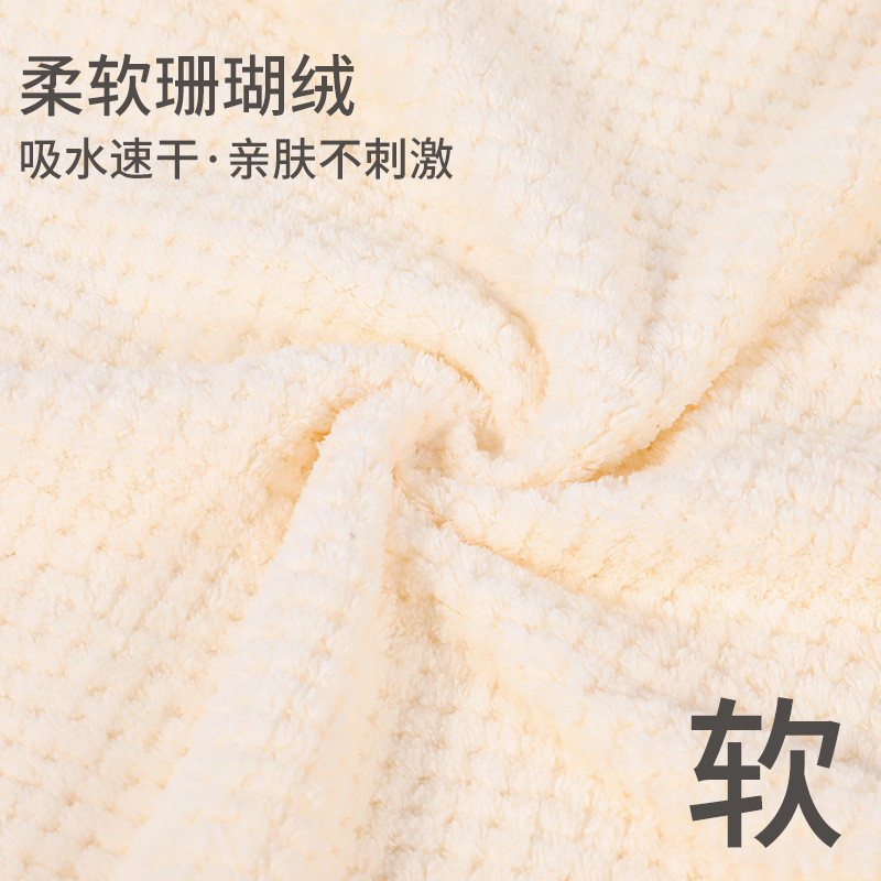 Toalla absorbente para mascotas con rejilla de piña, microfibra de terciopelo de coral, secado rápido, secado, suspensión, secado sin dañar el cabello