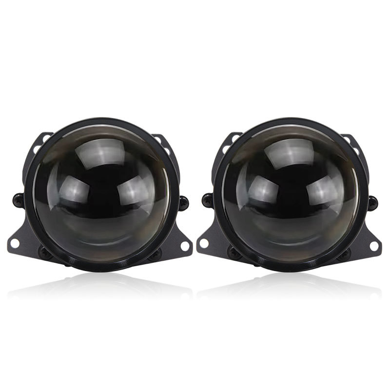 Nuevo Modelo 2025 JS10 Lente Bi-xenón Lente LED 150W Modificación de Automóviles Faro Delantero de Encendido Rápido Foco Súper Brillante Universal