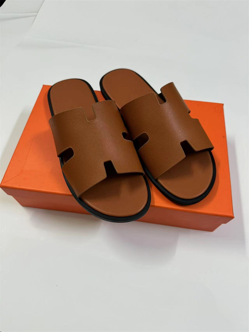 Medio Oriente e-commerce transfronterizo h zapatillas hombre sudeste asiático zapatos de cuero plano comercio exterior europeo y americano zapatos de playa de una sola zapatilla