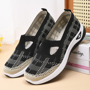 Shoes Women SHEIN Daifa Summer New Casual Women's Shoes Soft Sole Breathable Fashion Mother Shoes Old Beijing Cloth Shoes