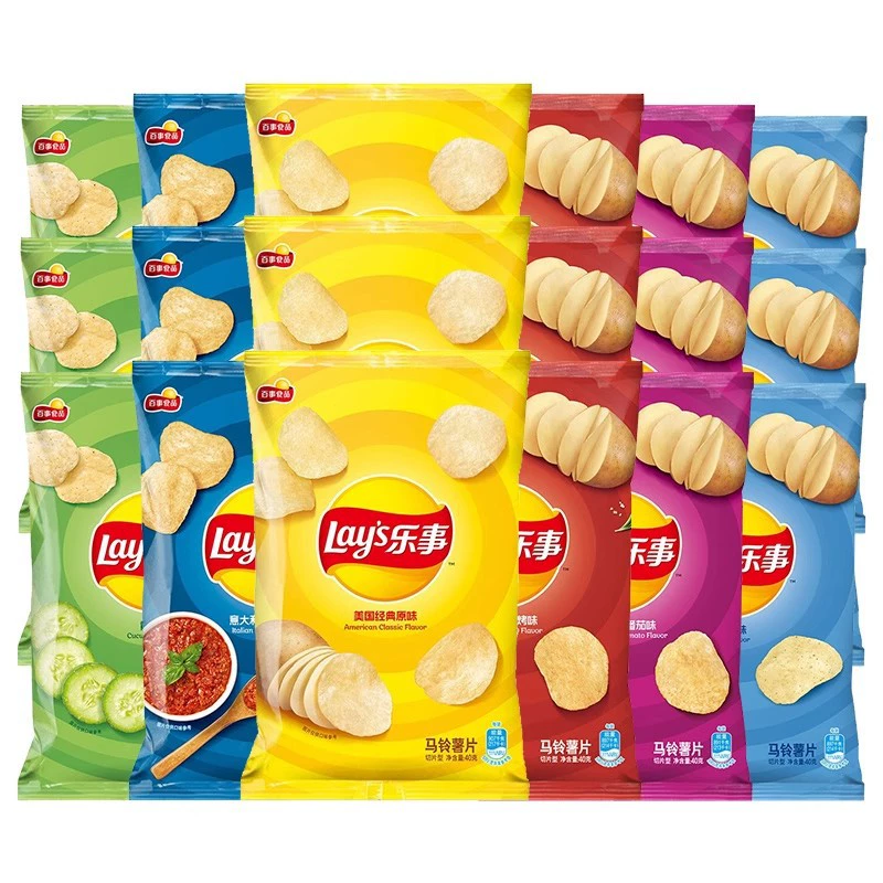 Картофельные чипсы Le/shi 70 г в большой упаковке, оригинальные закуски, набор для детского дня, снековая продукция