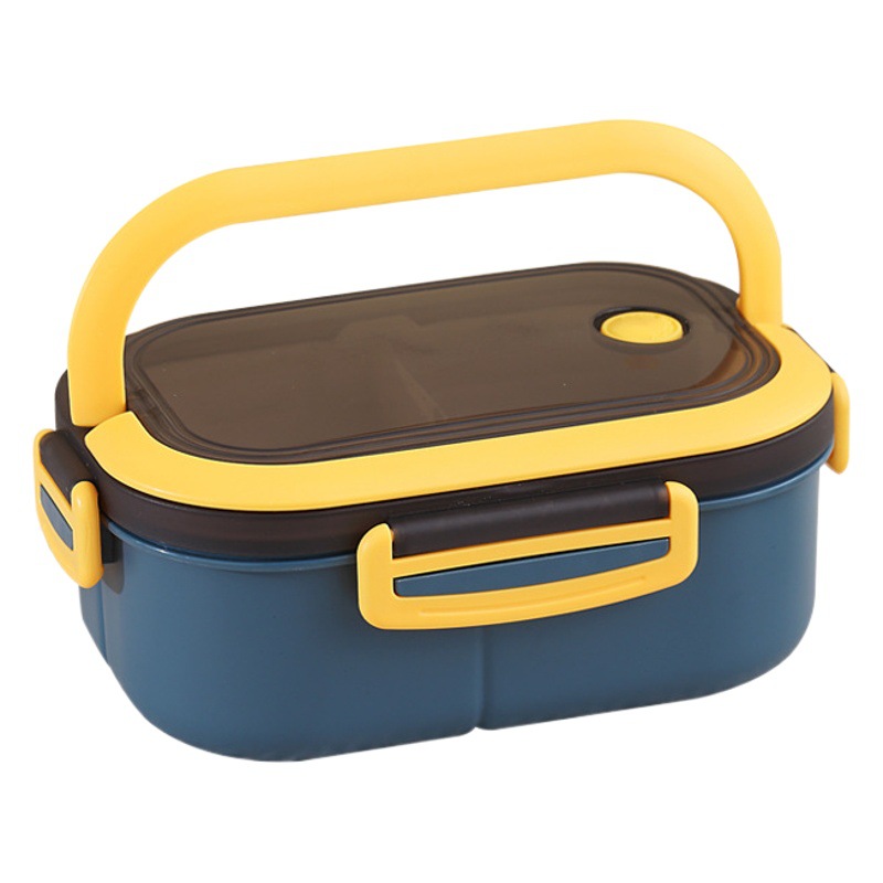Caja de almuerzo de doble capa transfronteriza Caja de almuerzo de microondas de estilo japonés Trabajador de oficina Caja de almuerzo de comida reductora de grasa Caja de Almuerzo