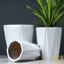 陶瓷花盆大号特大号带托盘多肉花盆欧式简约白色绿萝工厂一件批发