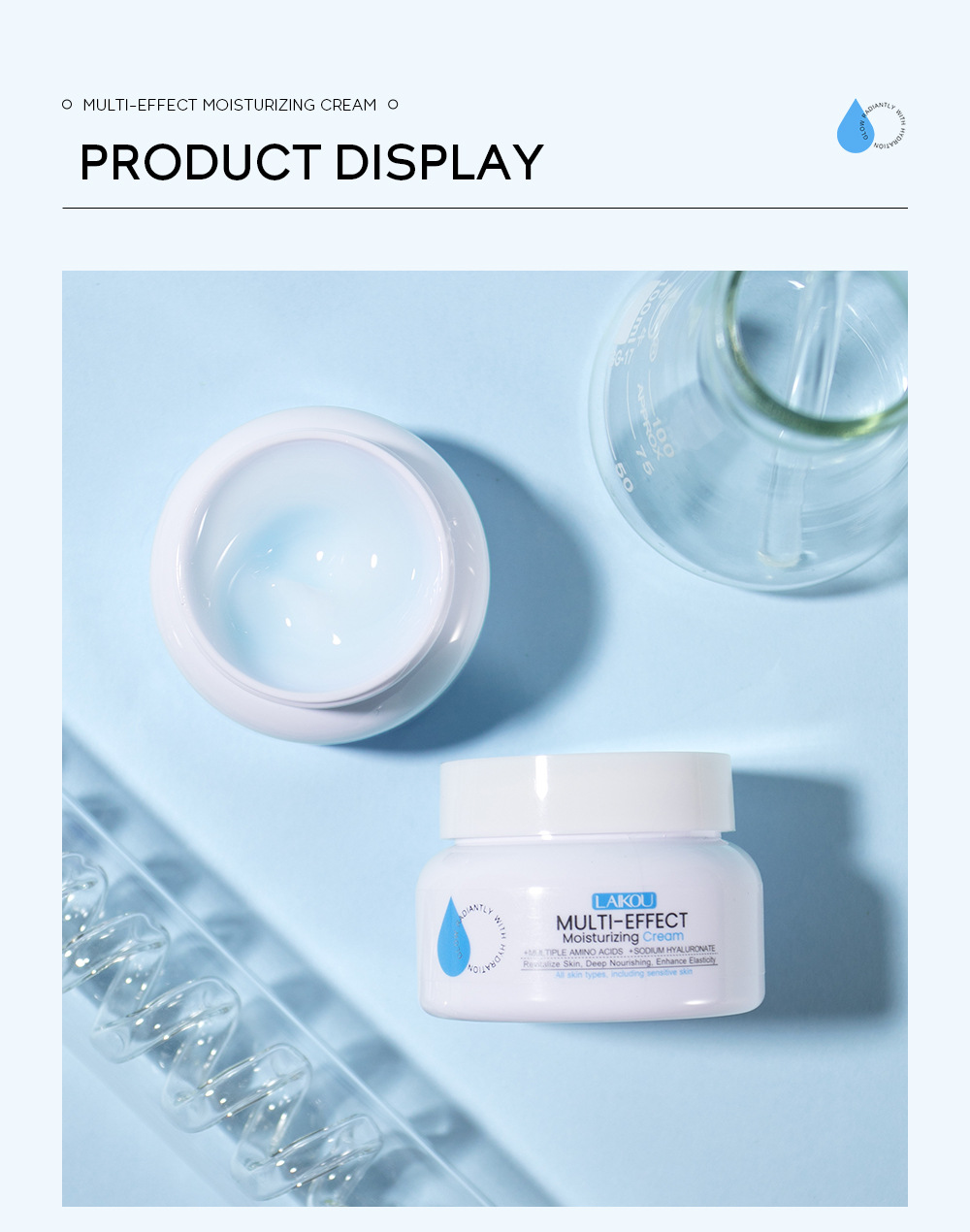 Cross-border LAIKOU Moisturizing Hydrating Cream 60g Hydrating and Moisturizing Face Cream Moisturizing Skin Care undefined