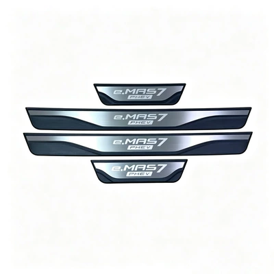 Plastic Threshold Strip, Dekorativ pedal başlıqları - proton-emas-7phev-plastic-door-sill-strip-silver
