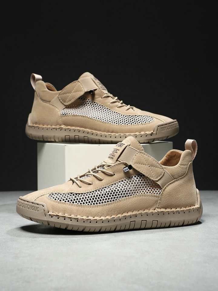 Giày thể thao lưới thoáng khí unisex form rộng phong cách năng động — 9889 màu kaki, 9889 màu trắng, 9889 màu xám, 9889 xanh da trời chi tiết 14