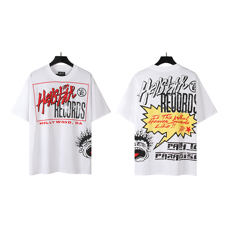 Venta al por mayor versión correcta pa marca de moda manga larga Camiseta palmera espalda Carta Grande logo manga de Batwing OS gota hombro superior