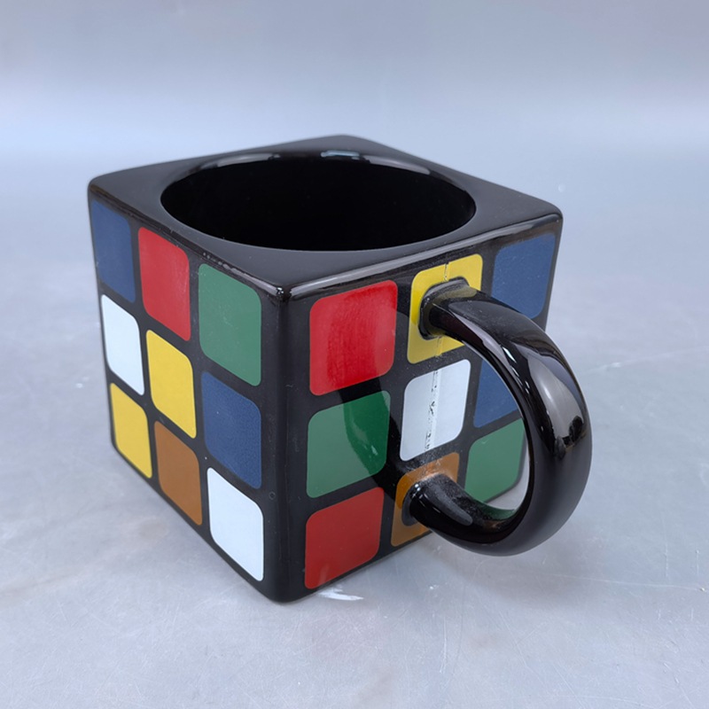 Estrictamente seleccionado tetris taza de cubo creativo taza de modelado cubo taza de cerámica taza creativa