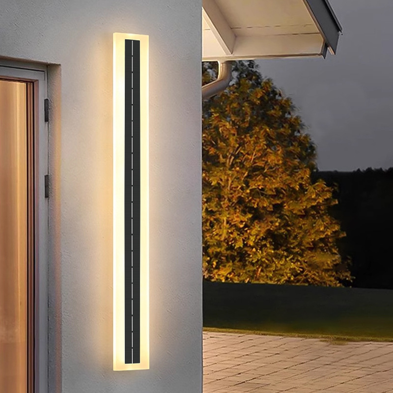 Solar Strip Wall Lamp Villa Courtyard Lamp Simple Personalized Home Decoration Front Door Lamp Entrance Door Lighting Decorative Wall Lamp Solar Strip Wall Lamp Villa Courtyard Lamp Simple Personalized Home Decoration Front Door Lamp Entrance Door Lighting Decorative Wall Lamp