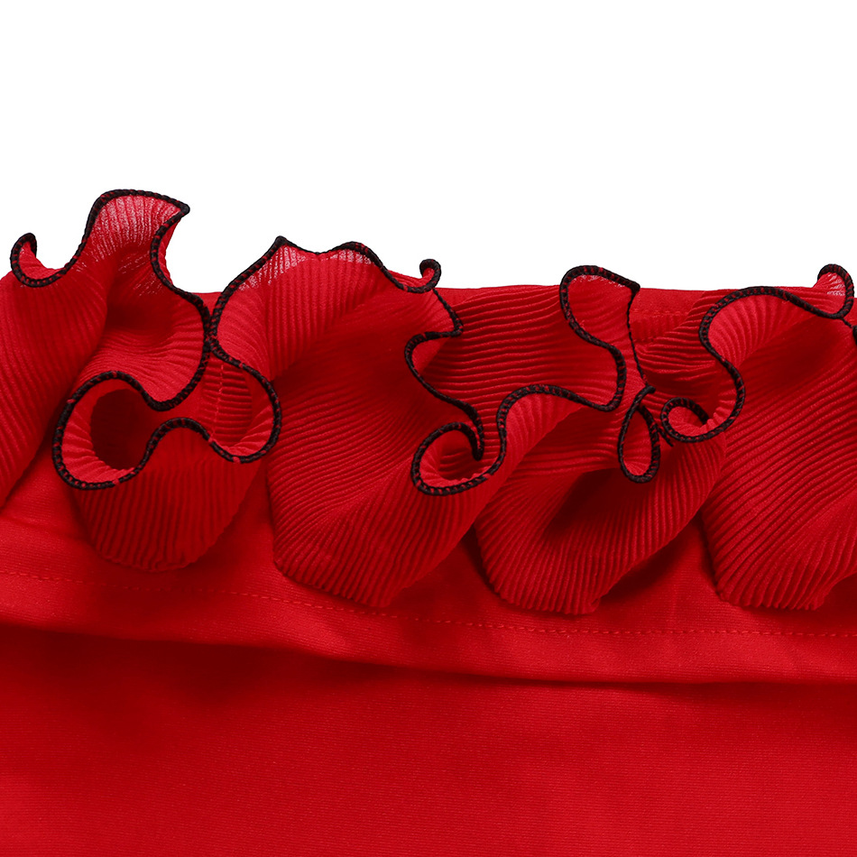 abbigliamento donna sexy attillato tinta unita monospalla arricciato spalle scoperte manica corta tuta commercio estero_voghion.com