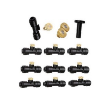 Latón boquilla de baja presión grifo presión de agua Taller de eliminación de polvo calefacción refrigeración jardín atomización paisajismo boquilla