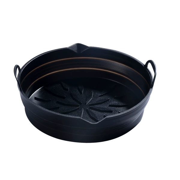 Folding round black black