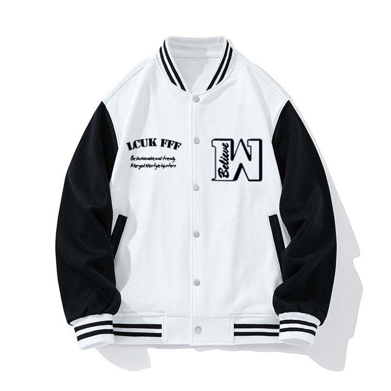 Men's Clothing baseball jacket men's spring and autumn fashion workwear flight jacket high street thick loose casual tops_voghion.com