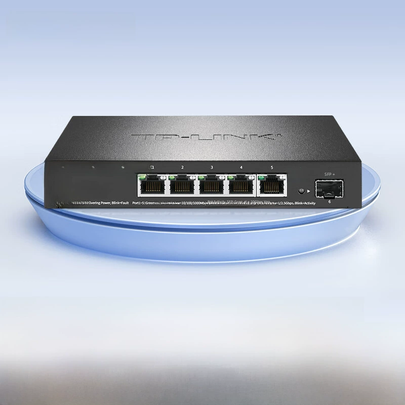 TP-LINK TL-SE2106P 1 миллион мерный световой порт + 5 портов 2.5G облачный коммутатор POE