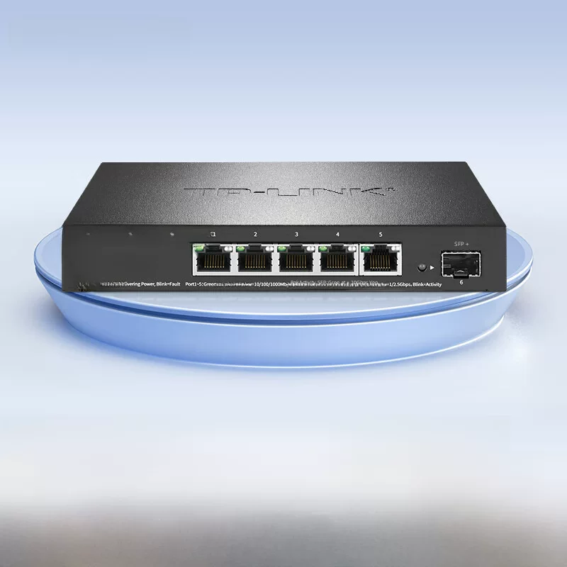 TP-LINK TL-SE2106P 1 миллион мерный световой порт + 5 портов 2.5G облачный коммутатор POE