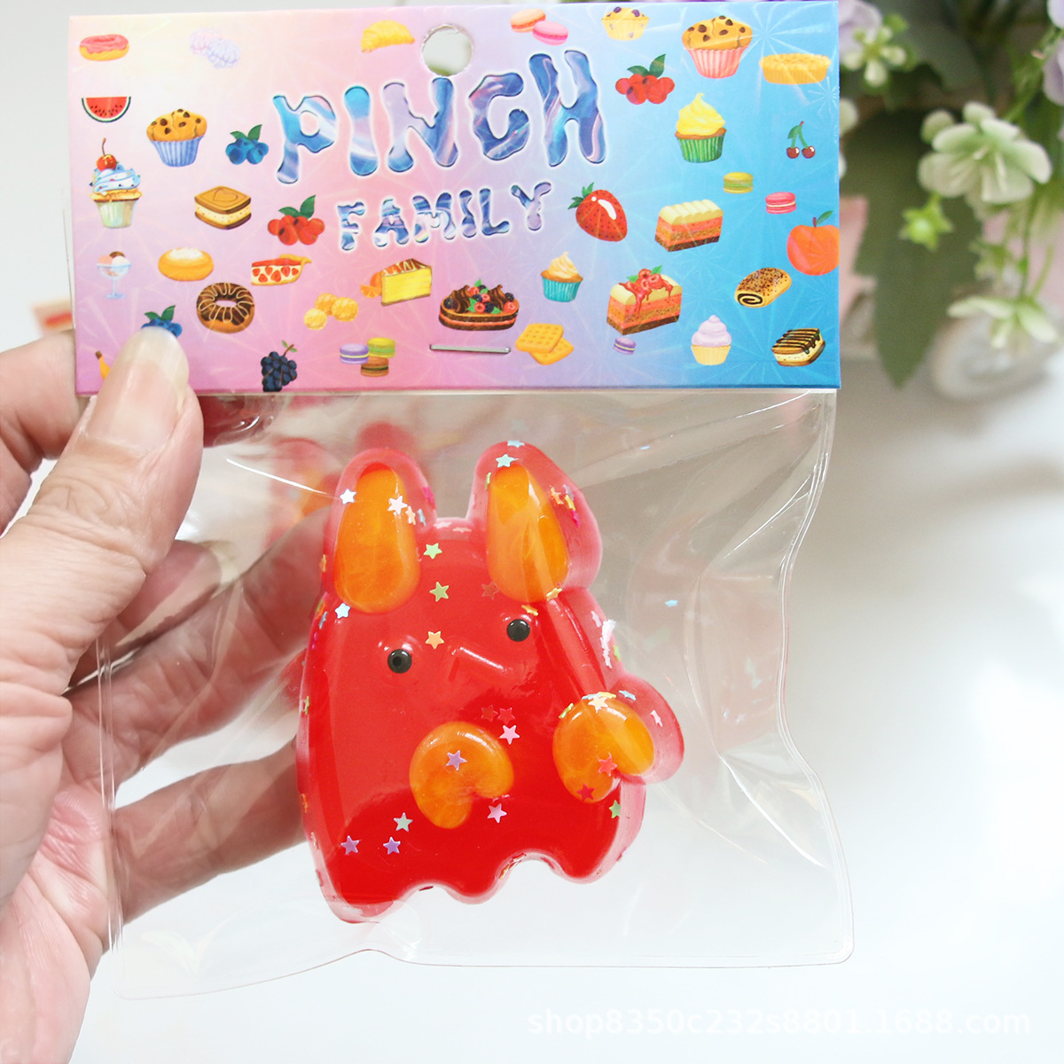 Nuevo fantasma transfronterizo rojo pellizco descompresión juguete relajante artefacto regalo creativo para niños al por mayor